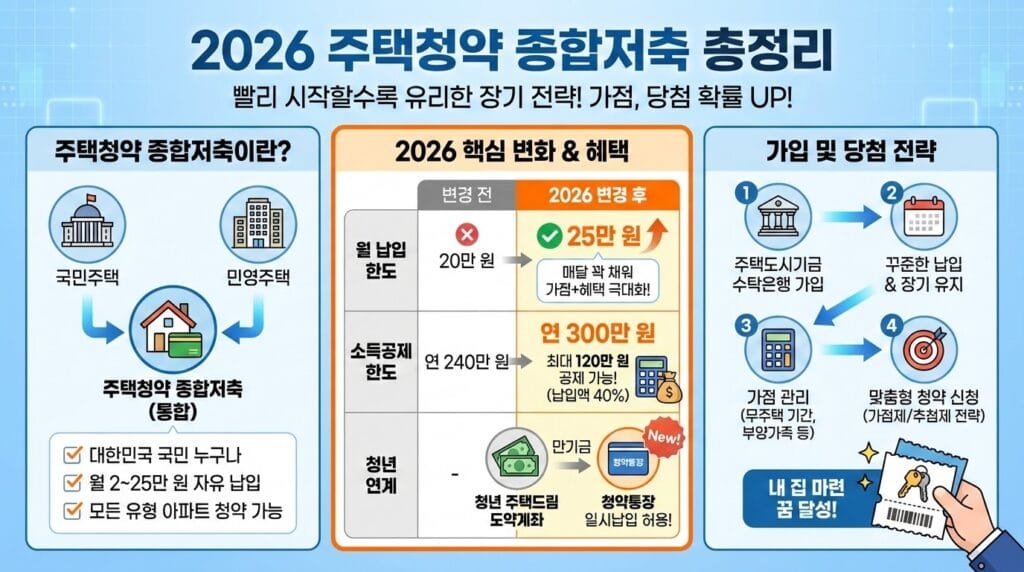 주택청약 가점 계산 비교표 이미지