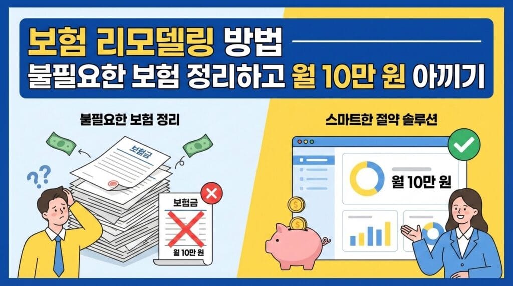 보험 리모델링 보험증권 정리 이미지