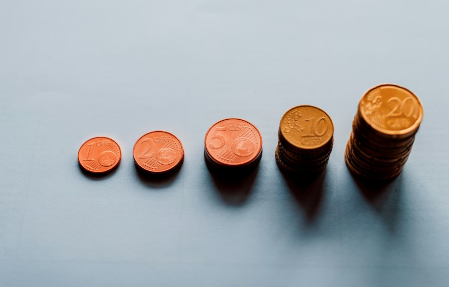 복리 효과 시간에 따른 자산 성장 이미지